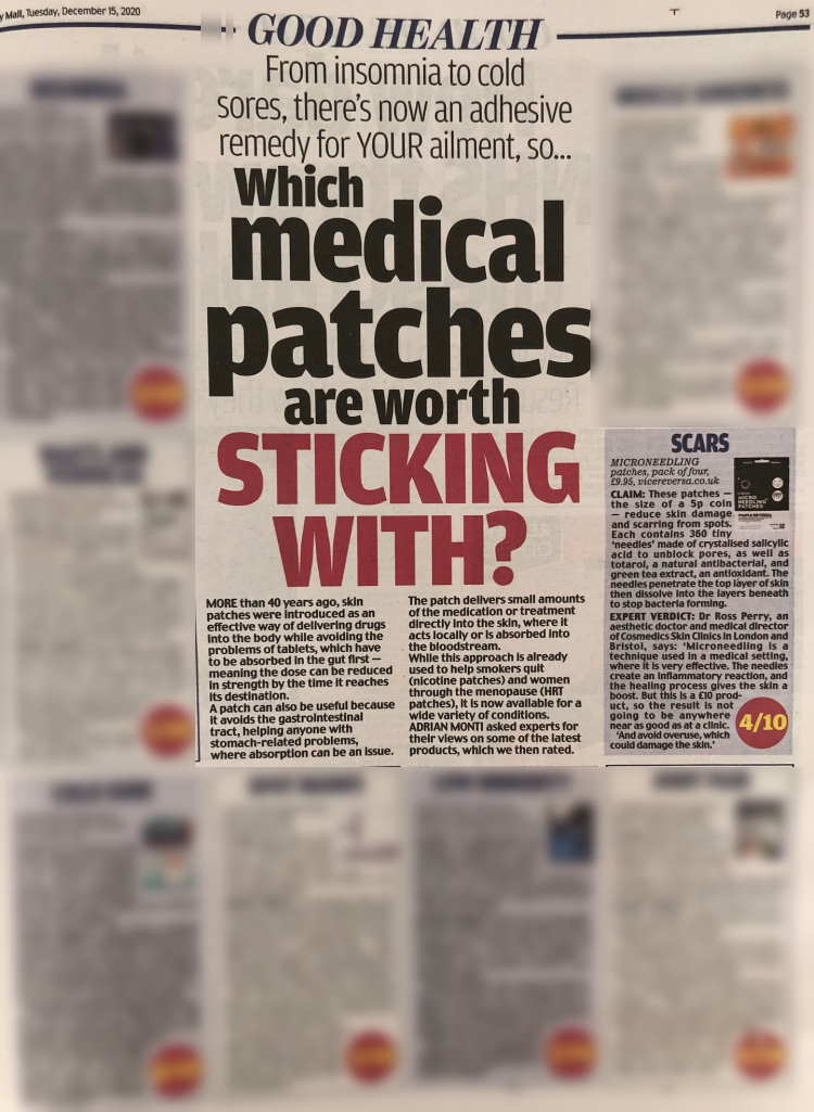 mail medical patches